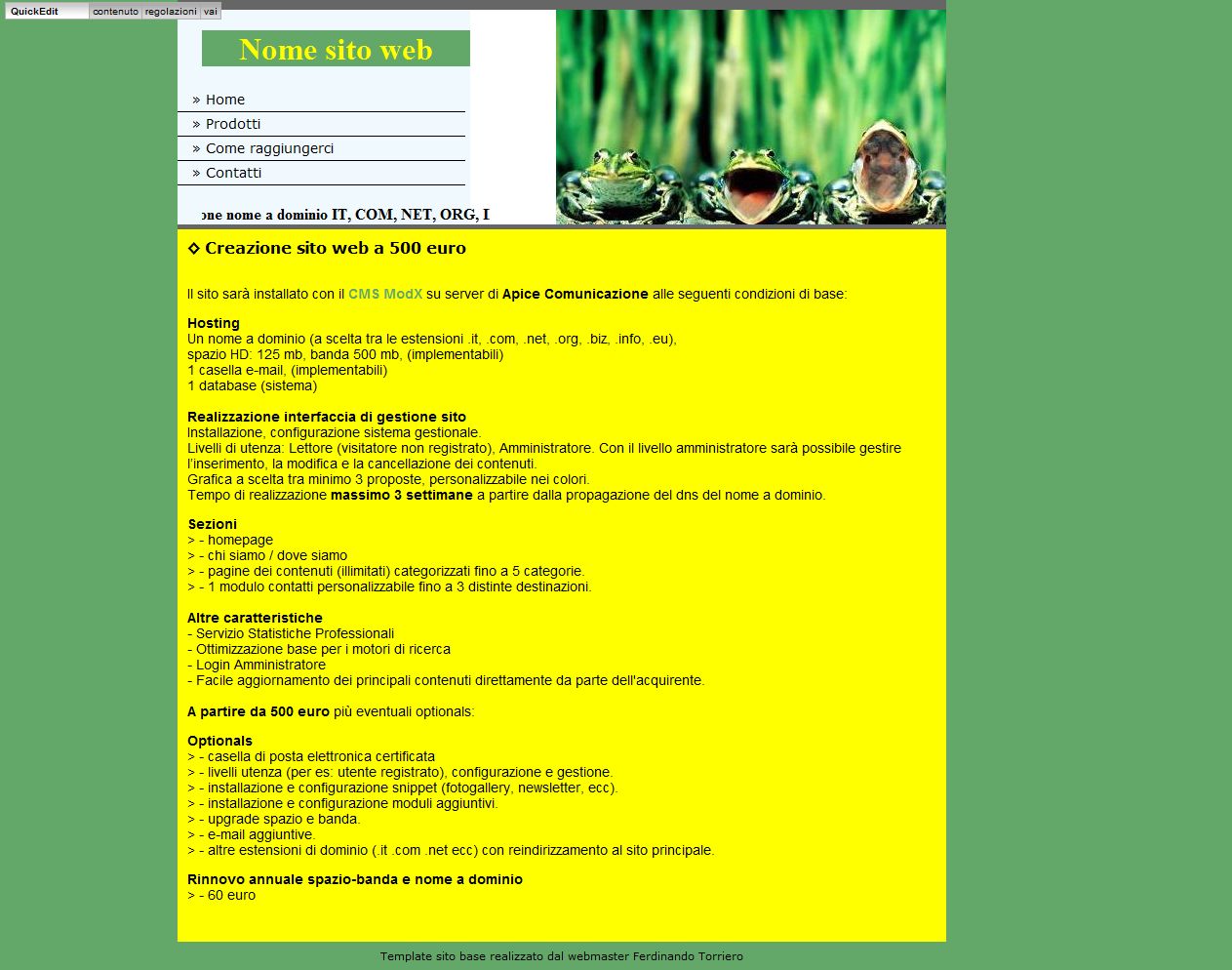 sito  web