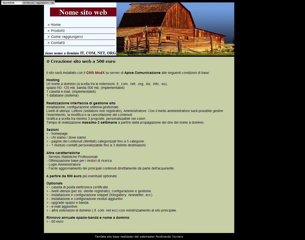 siti  web economici